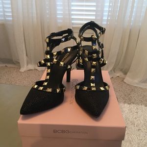 BCBG black heels